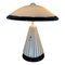 Italienische Mushroom Vetri Murano Glas Tischlampe Zonca zugeschrieben, 1980er 1