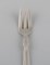 Art Deco Silverware No. 7 Silver 830 Pastry Forks from Hans Hansen, 1930s, Set of 8 3