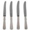 Art Deco Silver and Steel Silverware No. 7 Fruit Knives, 1930s, Set of 4, Image 1