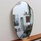 Mid-Century Italian Wall Mirror with Brass Frame, 1950s, Image 2
