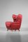 Large Italian G695 Armchair by Melchiorre Bega, 1950s 7