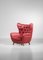 Large Italian G695 Armchair by Melchiorre Bega, 1950s, Image 11