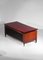 Large Italian G725 Desk in Wood and Glass by Vittorio Dassi, 1960s 13