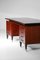 Large Italian G725 Desk in Wood and Glass by Vittorio Dassi, 1960s 6