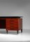 Large Italian G725 Desk in Wood and Glass by Vittorio Dassi, 1960s, Image 4