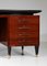 Large Italian G725 Desk in Wood and Glass by Vittorio Dassi, 1960s, Image 12