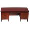 Large Italian G725 Desk in Wood and Glass by Vittorio Dassi, 1960s 2