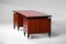 Large Italian G725 Desk in Wood and Glass by Vittorio Dassi, 1960s 9