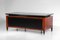 Large Italian G725 Desk in Wood and Glass by Vittorio Dassi, 1960s 15