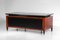 Large Italian G725 Desk in Wood and Glass by Vittorio Dassi, 1960s, Image 15