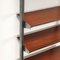 Ceiling Bookcase in Walnut Veneer, Italy, 1960s 5