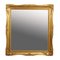 Large Mirror in Golden Wood and Tablet 1