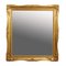 Large Mirror in Golden Wood and Tablet, Image 1
