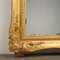 Großer Spiegel aus Goldenem Holz und Tablett 5