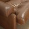 Italienisches Coronado Sofa aus Leder von T. Scarpa für B&B, 1970er 8