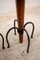 Brutalist Stools in Wrought Iron with Round Camel Leather Seats, 1970, Set of 4 11