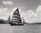Hanna Seidel, Hong Kong Boat on Water, Black and White Photograph, 1960s, Image 1