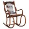 Rocking Chair Art Nouveau attribué à Gustav Siegel pour Jacob & Josef Kohn, Autriche, 1904 1