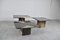 Tavolini ad incastro vintage in marmo, anni '70, set di 3, Immagine 6