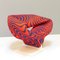 Chaise F582 Ribbon par Pierre Paulin et Jack Lenor Larsen Fabrics pour Artifort, 1970s 2