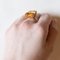 Vintage 18k Gold Citrine Cocktail Ring, 1960s 16