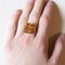 Vintage 18k Gold Citrine Cocktail Ring, 1960s 13