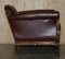 Antique Victorian Leather and Walnut Club Chairs, 1880, Set of 2, Image 16