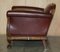 Antique Victorian Leather and Walnut Club Chairs, 1880, Set of 2, Image 18