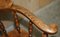 Antiker edwardianischer Armlehnstuhl aus Ulmenholz, 1900 9