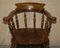 Antique Edwardian Elm Armchair, 1900 4