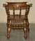 Antique Edwardian Elm Armchair, 1900 13