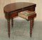 Antique French Demi Lune Extendable Games Table, 1800 11