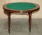 Antiker ausziehbarer französischer Demi Lune Spieltisch, 1800 17