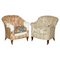 Antique Chesterfield Armchairs from Howard & Sons, 1870, Set of 2, Image 1