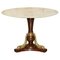 Antique Italian Gilt Brass and Carrara Marble Centre Table, Image 1