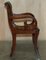 Vintage Chesterfield Brown Leather Dining Chairs, Set of 8, Image 18