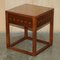 Modern Cherry and Teak Wooden Side Tables, Set of 2 8