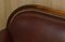 Antique Victorian Brown Leather and Walnut Sofa, 1880, Image 16