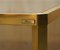 Mid-Century Modern Brass and Glass Side Tables, 1960, Set of 2 16