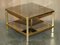 Mid-Century Modern Brass and Glass Side Tables, 1960, Set of 2 3