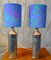 Lámparas de mesa de cerámica esmaltada de Bitossi para Bergboms, 1965. Juego de 2, Imagen 1