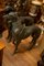 Life-Size Art Deco Greyhound Sculptures in Bronze, Set of 2 3