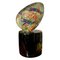 20th Century Sculptural Murano Glass Egg on Bronze Base, Image 1