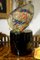 Huevo escultural de cristal de Murano sobre base de bronce, siglo XX, Imagen 5