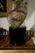 Skulpturales Ei aus Muranoglas auf Bronzesockel, 20. Jh. 2