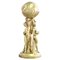 Vergoldete Bronze-Statue aus dem 20. Jh. Die Welt gehört dir 1