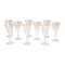 Glass Wine Cups, 1970s, Set of 9, Image 1