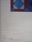 Victor Vasarely, Composizione cinetica in rosso e blu, Serigrafia originale, XX secolo, Immagine 6