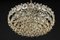 Gilt Brass Crystal Chandelier attributed to Palwa Sciolari, Germany, 1970s 7