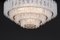 Large Mid-Century Doria Ice Glass Chandelier, Germany, 1960s 15